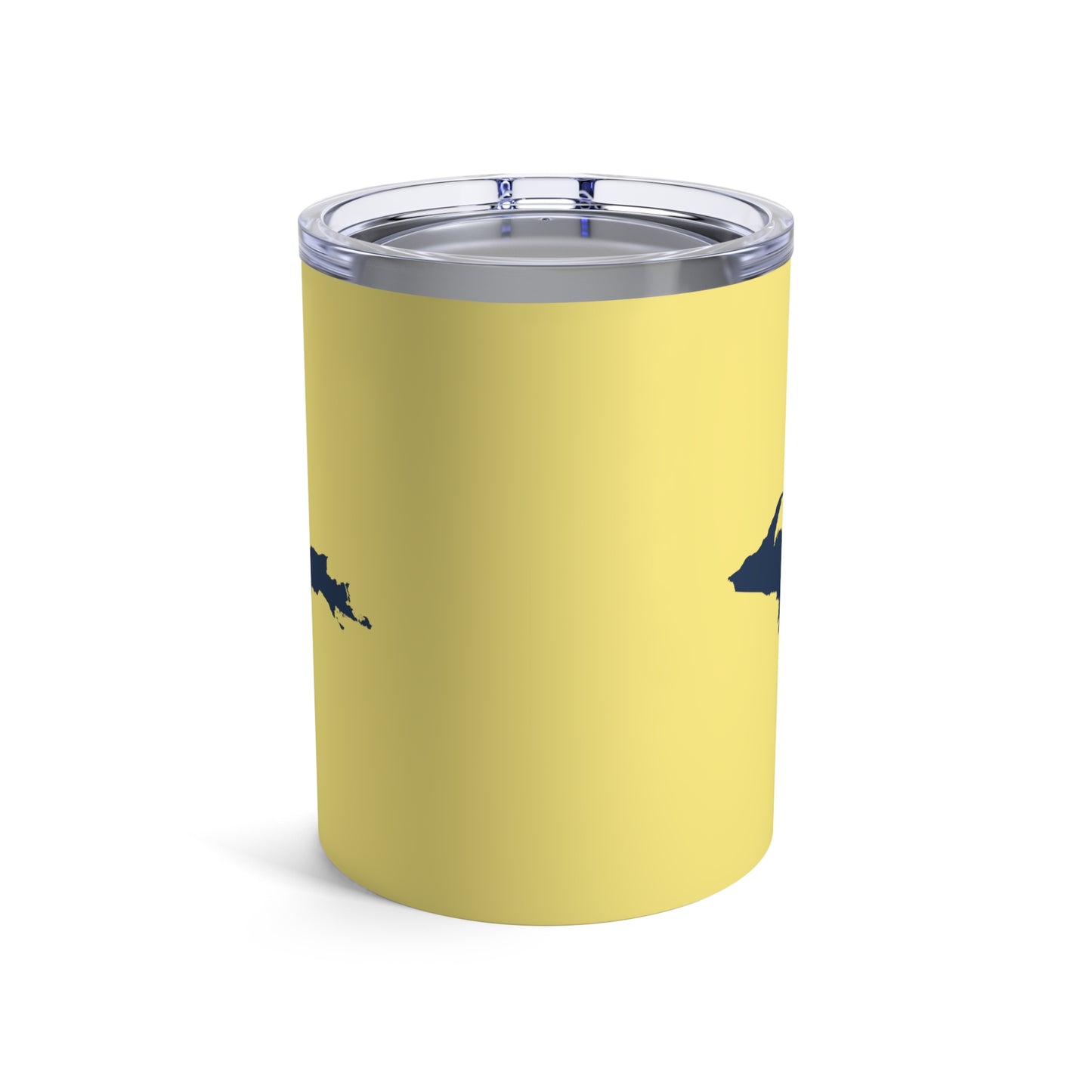 Michigan Upper Peninsula Tumbler (w/ UP Outline) | Cherry Yellow - 10oz