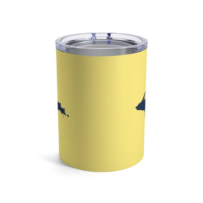 Michigan Upper Peninsula Tumbler (w/ UP Outline) | Cherry Yellow - 10oz