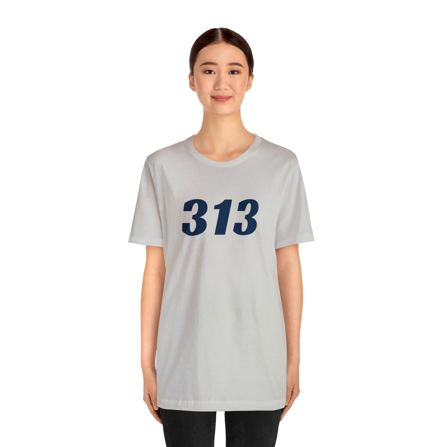 Detroit '313' T-Shirt (Racing Font) | Unisex Standard Fit