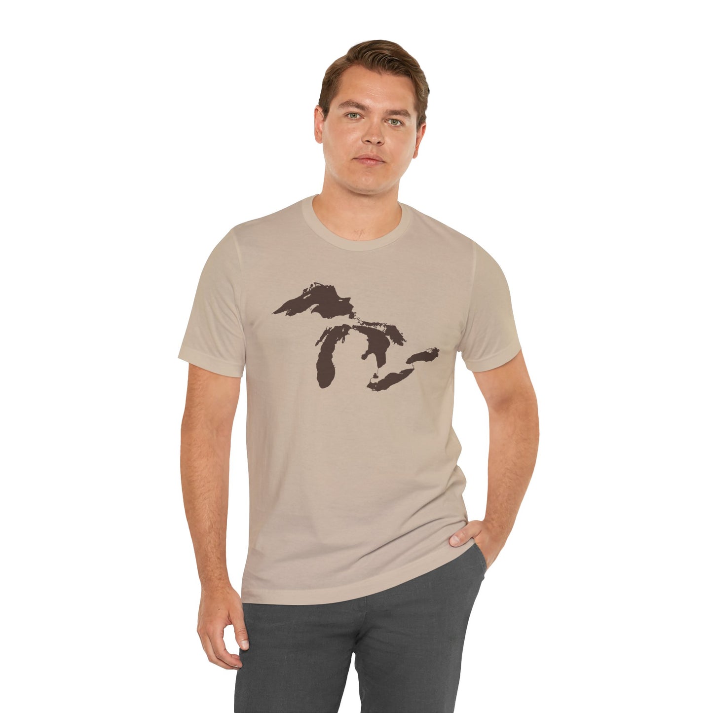 Great Lakes T-Shirt | Unisex Standard - Hickory Brown