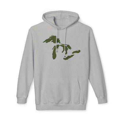 Great Lakes Ultrapremium Hoodie | Made in USA - Army Green