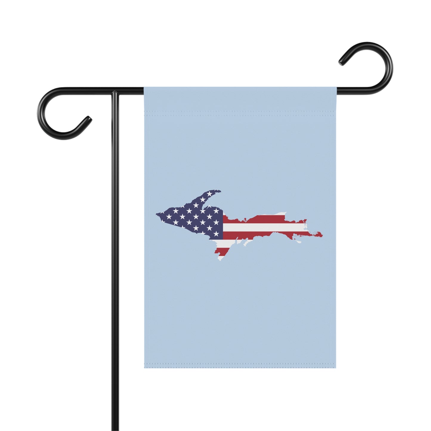 Michigan Upper Peninsula Home & Garden Flag (w/ UP USA Flag) | Light Blue