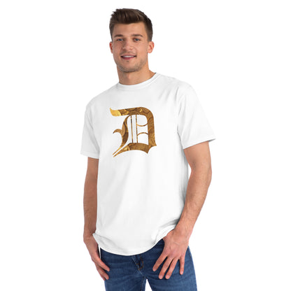 Detroit 'Old English D' T-Shirt (Gold Bullion Edition) | Unisex Organic