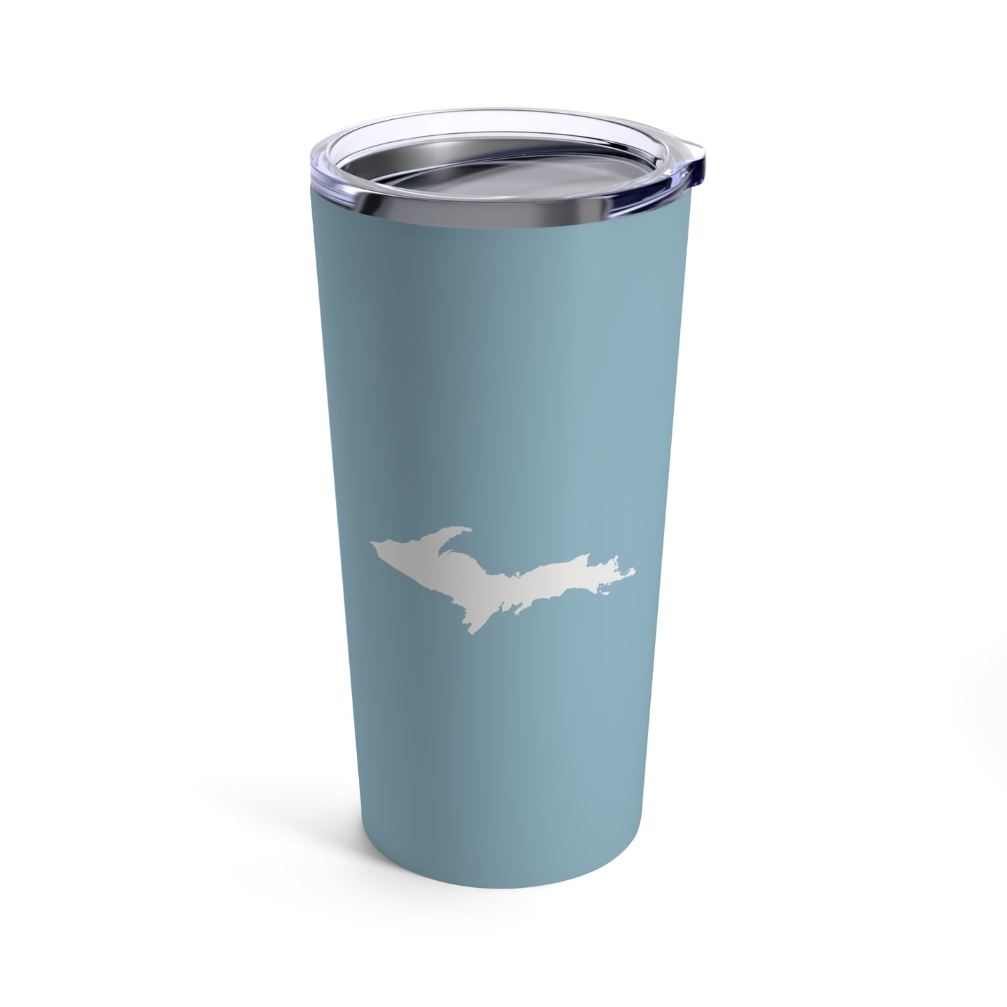 Michigan Upper Peninsula Tumbler (w/ UP Outline) | Opal Blue - 20oz