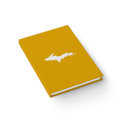 Michigan Upper Peninsula Blank Sketchbook (w/ UP Outline) | Gold