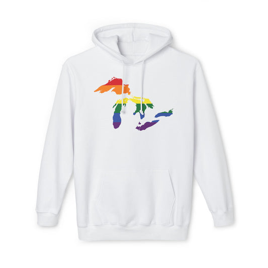 Great Lakes Ultrapremium Hoodie | Made in USA - Rainbow Pride Edition