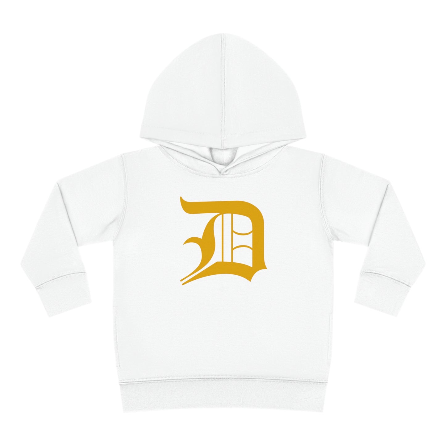 Detroit 'Old English D' Hoodie (Gold) | Unisex Toddler