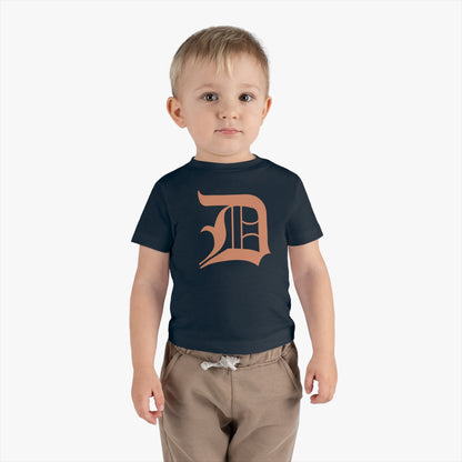 Detroit 'Old English D' Infant T-Shirt (Copper Color) | Short Sleeve