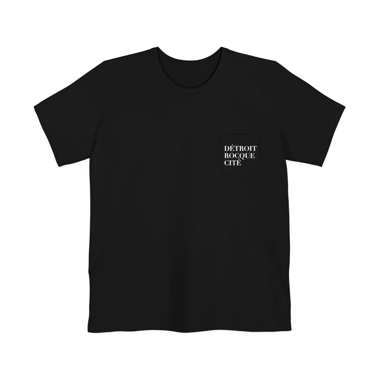 'Détroit Rocque Cité' Pocket T-Shirt | Unisex Standard