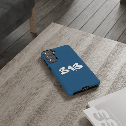 Detroit '313' Tough Phone Case (Blueberry Tag Font) | Samsung & Pixel Android