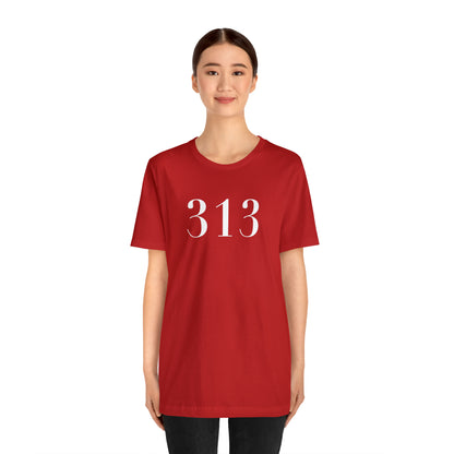 Detroit '313' T-Shirt (Didot Font) | Unisex Standard Fit