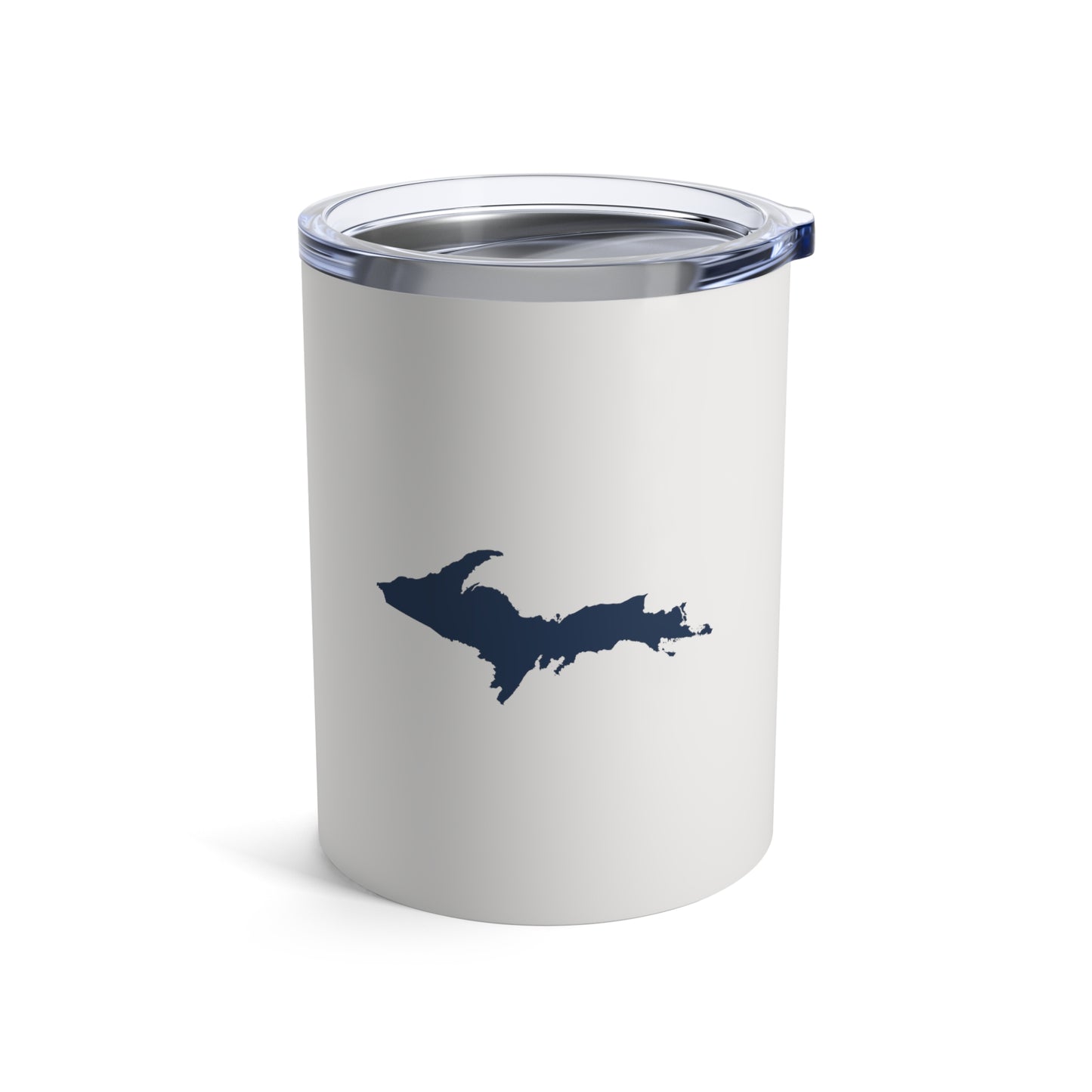 Michigan Upper Peninsula Tumbler (w/ UP Outline) | Birch Bark White - 10oz