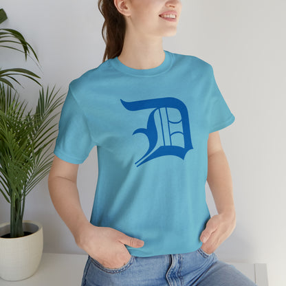 Detroit 'Old English D' T-Shirt (Azure) | Unisex Standard