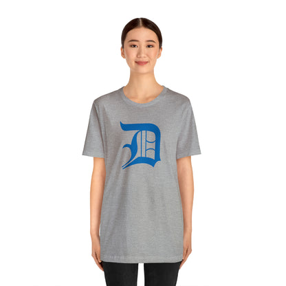 Detroit 'Old English D' T-Shirt (Azure) | Unisex Standard