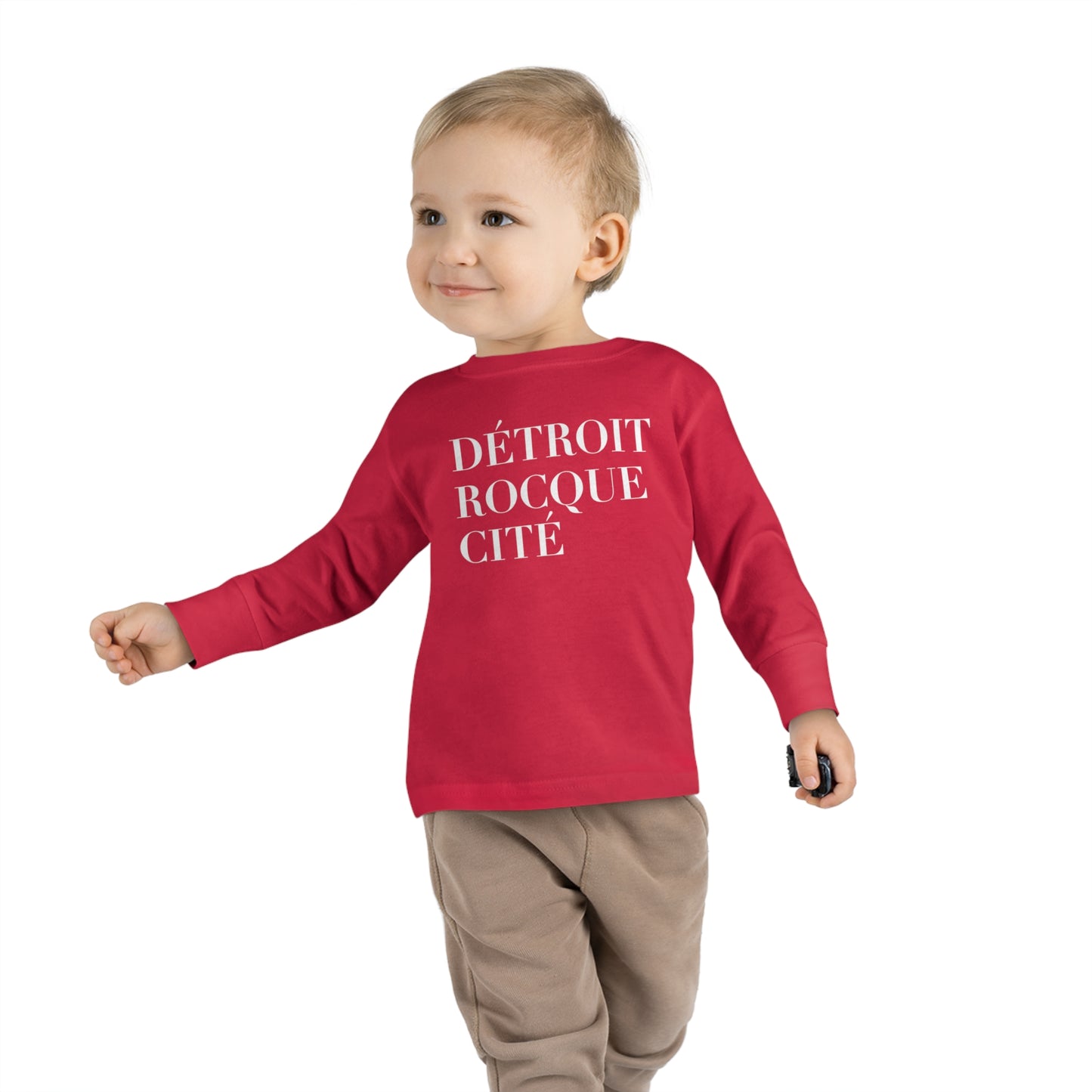 'Détroit Rocque Cité' T-Shirt | Toddler Long Sleeve