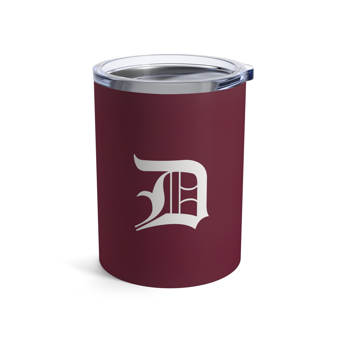 Detroit 'Old English D' Tumbler | Old Mission Burgundy - 10oz