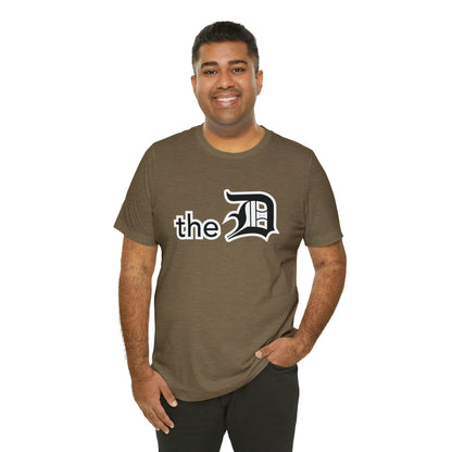 Detroit 'the D' T-Shirt (Black) | Unisex Standard