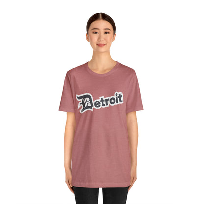 'Detroit' T-Shirt (Iron Ore Grey w/ Old English 'D') | Unisex Standard