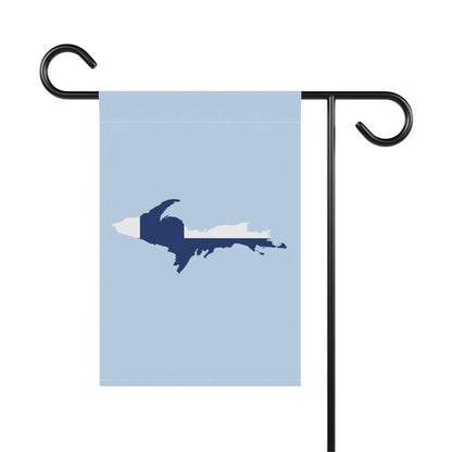 Michigan Upper Peninsula Home & Garden Flag (w/ UP Finland Flag) | Light Blue