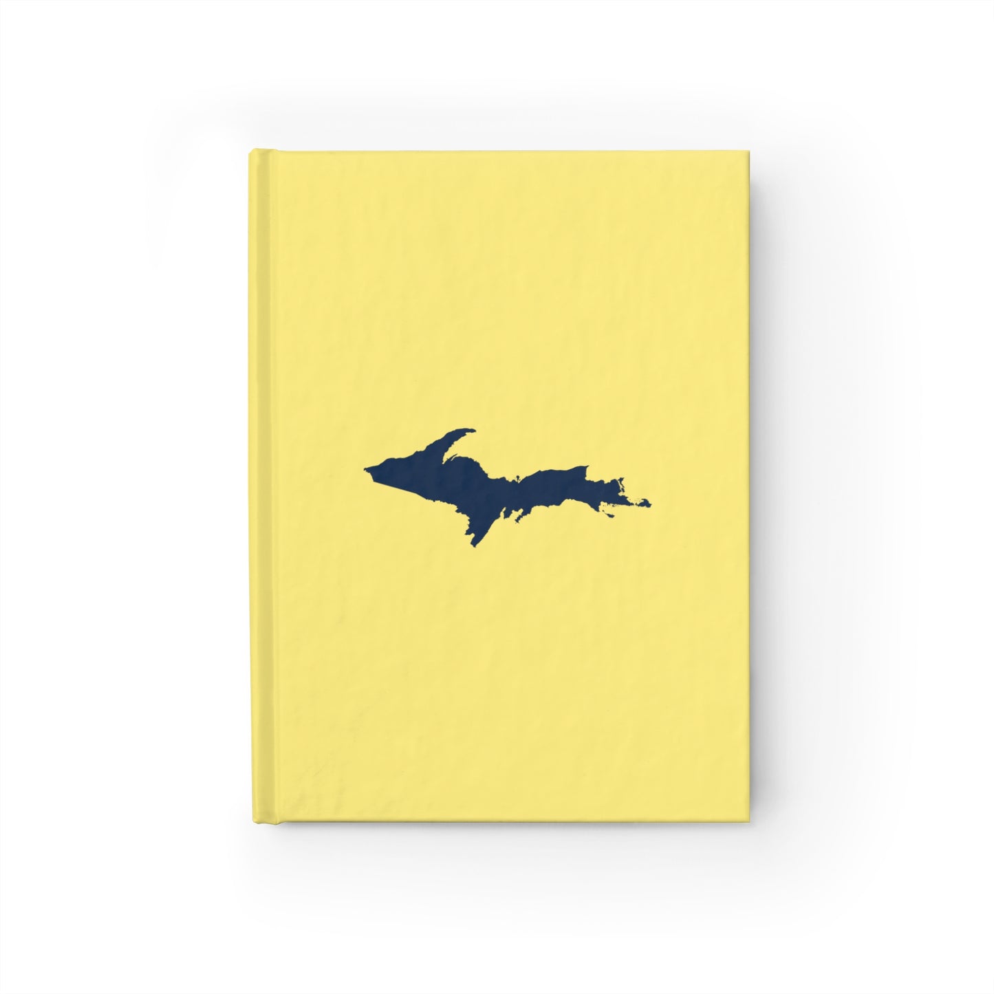 Michigan Upper Peninsula Blank Sketchbook (w/ UP Outline) | Cherry Yellow