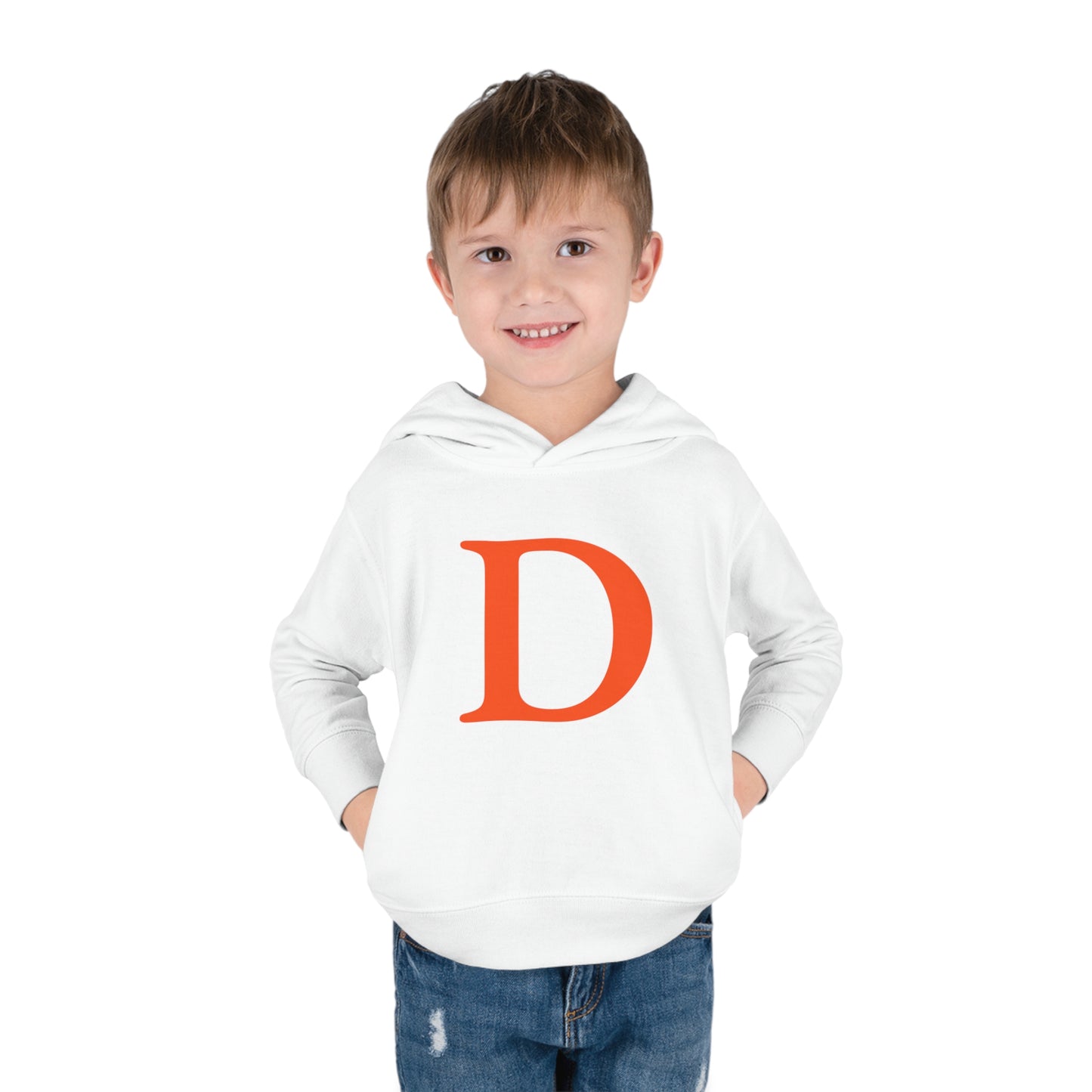 Detroit 'Old French D' Hoodie (Maple Leaf Orange) | Unisex Toddler