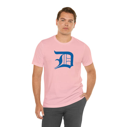 Detroit 'Old English D' T-Shirt (Azure) | Unisex Standard