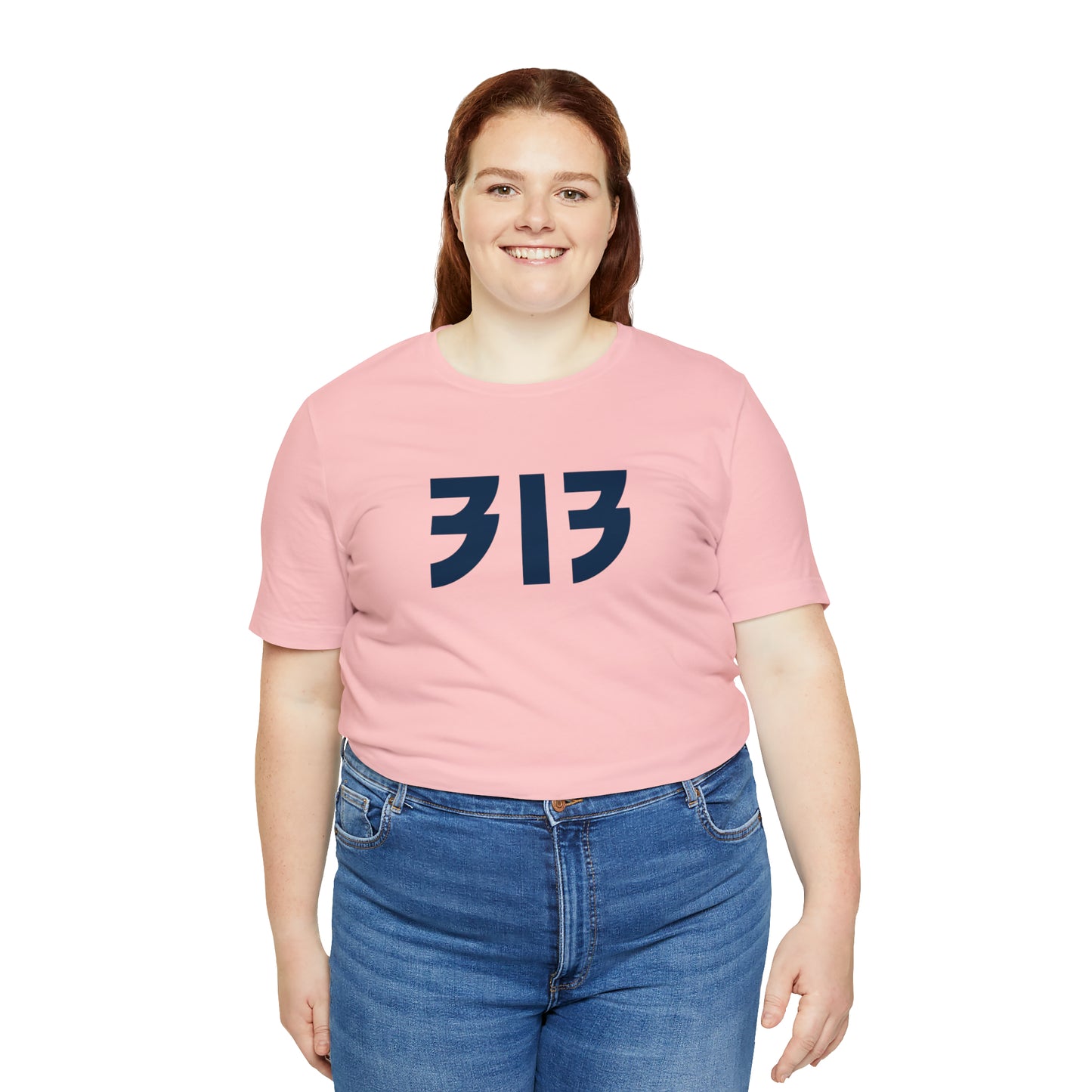 Detroit '313' T-Shirt (80s Glam Rock Font) | Unisex Standard Fit