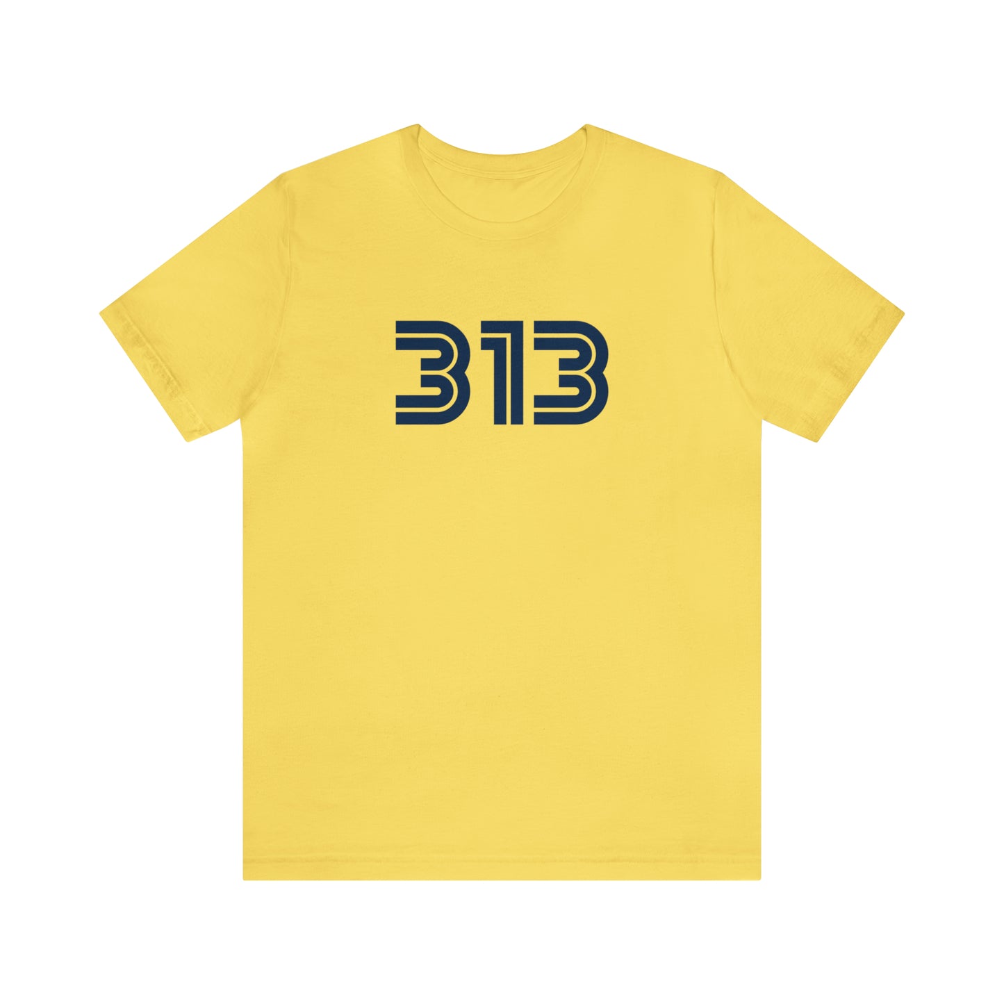 Detroit '313' T-Shirt (1970s Audiophile Font) | Unisex Standard Fit