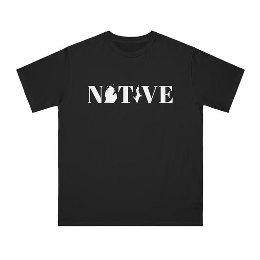 Michigan 'Native' T-Shirt (Didone Font) | Organic Unisex