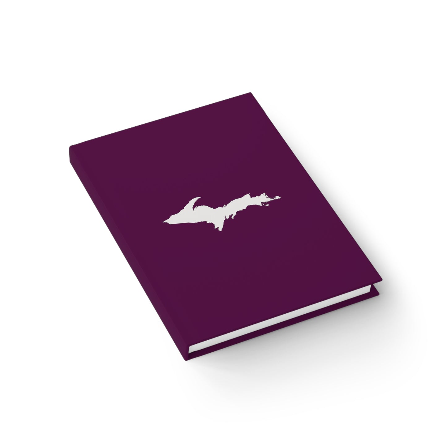 Michigan Upper Peninsula Blank Sketchbook (w/ UP Outline) | Tyrian Purple