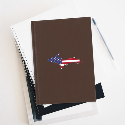 Michigan Upper Peninsula Blank Sketchbook (w/ UP USA Flag) | Hickory Color