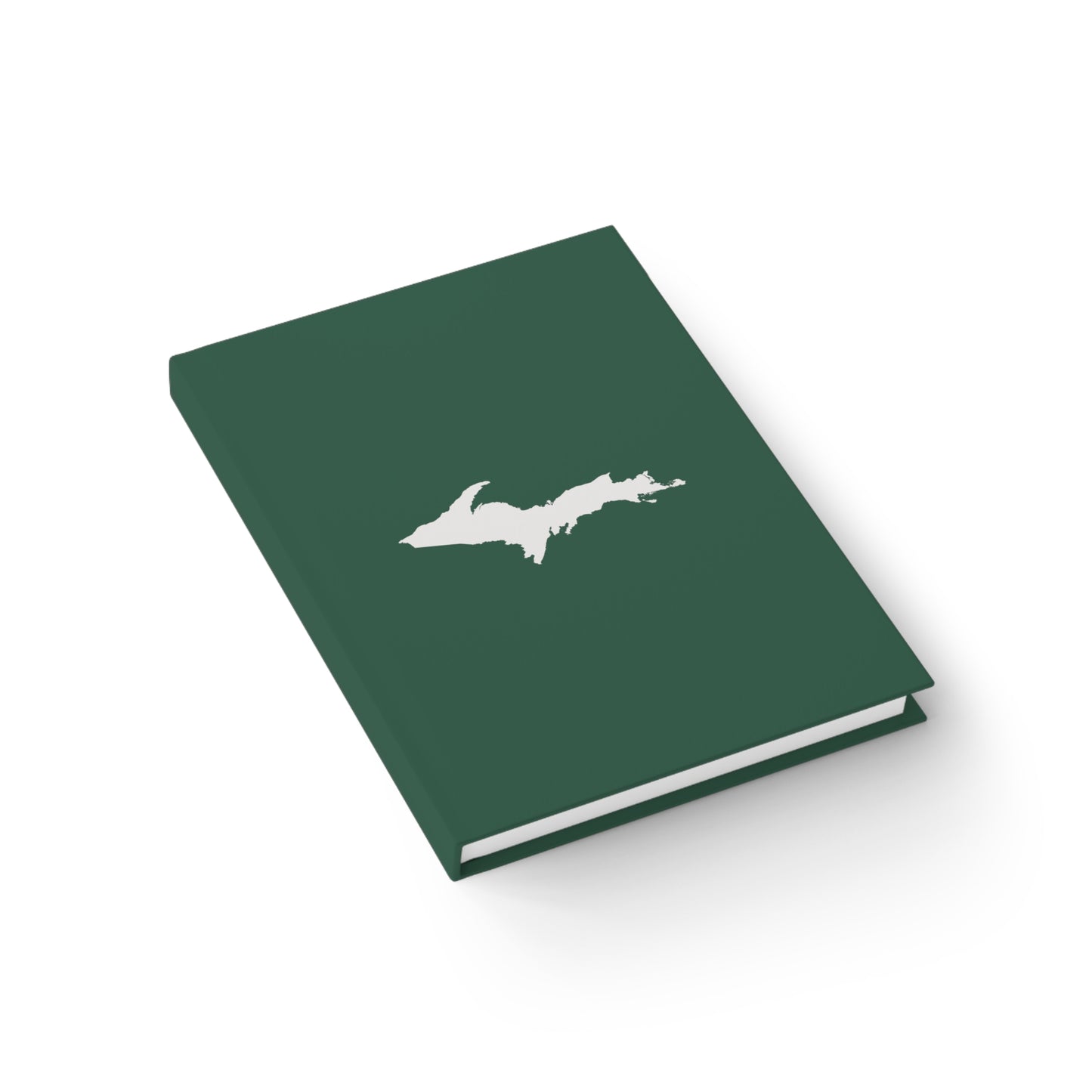 Michigan Upper Peninsula Blank Sketchbook (w/ UP Outline) | Ginger Ale Green