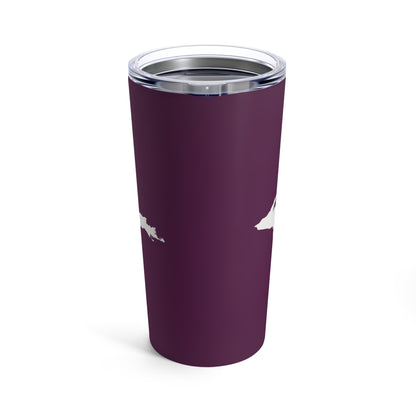 Michigan Upper Peninsula Tumbler (w/ UP Outline) | Tyrian Purple - 20oz