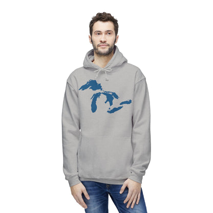 Great Lakes Ultrapremium Hoodie | Made in USA - Blueberry