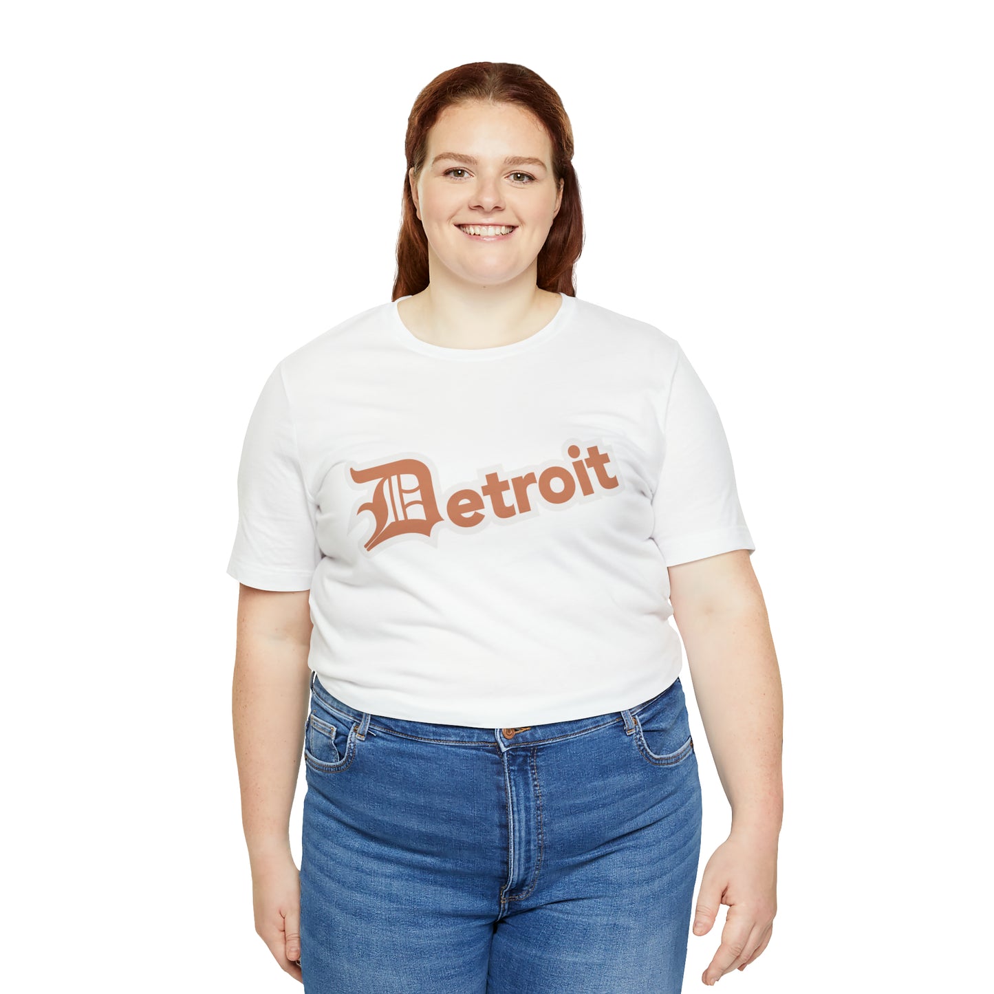 'Detroit' T-Shirt (Copper w/ Old English 'D') | Unisex Standard