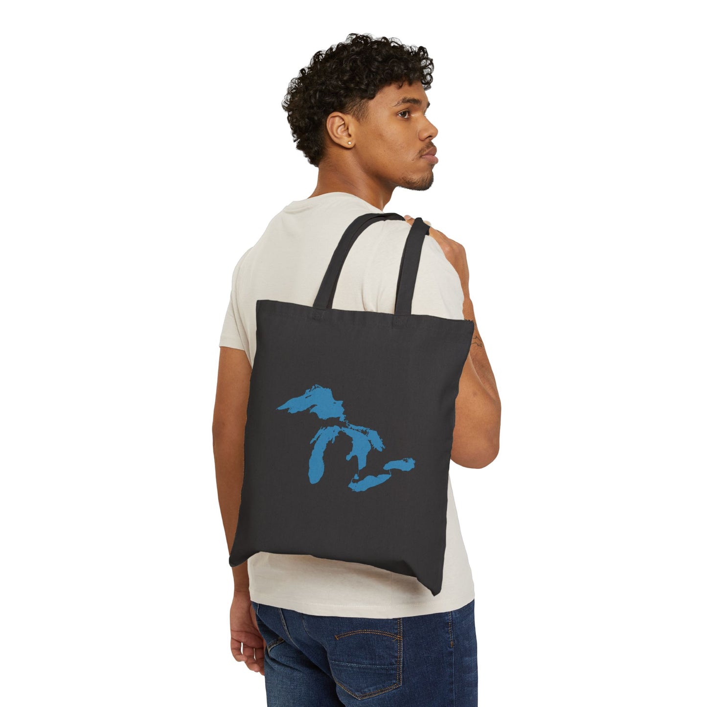 Great Lakes Light Tote Bag (Traverse Blue)