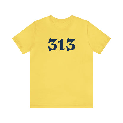 Detroit '313' T-Shirt (Angry Serif Font) | Unisex Standard Fit