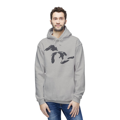 Great Lakes Ultrapremium Hoodie | Made in USA - Iron Ore Grey