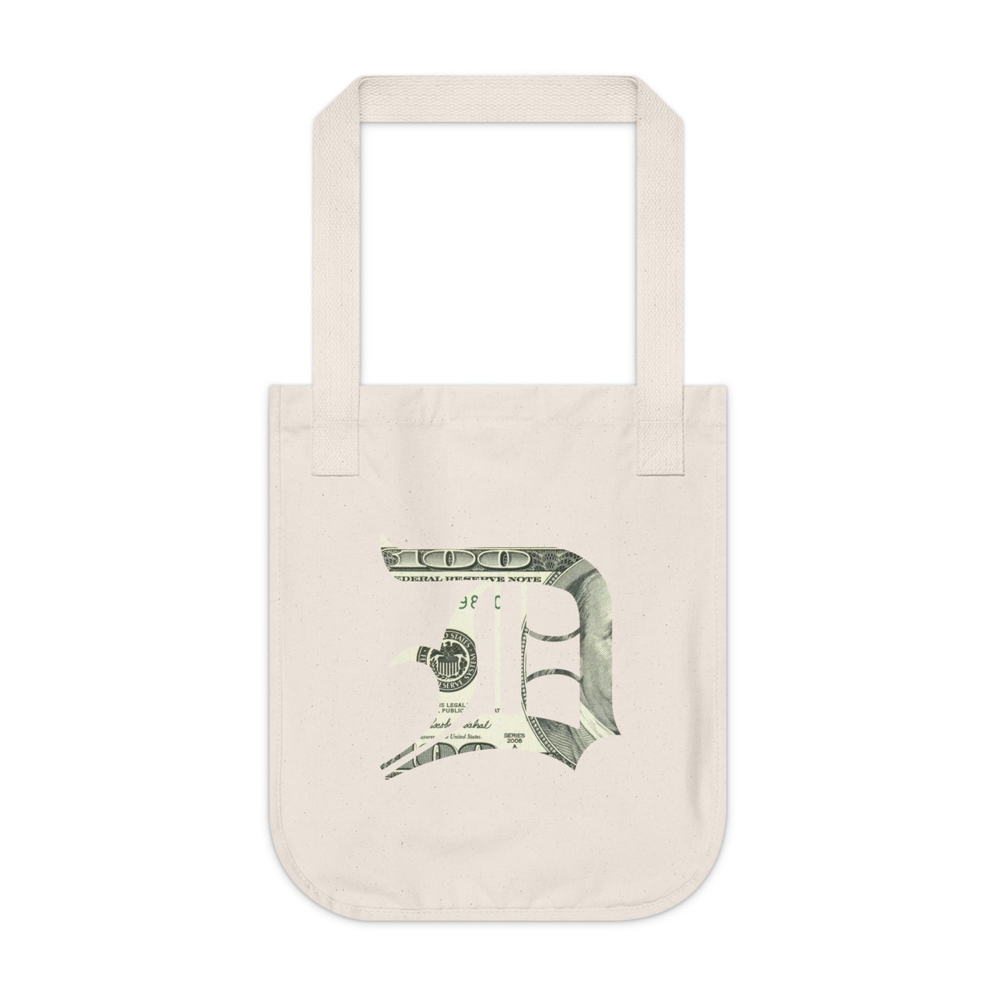 Detroit 'Old English D' Heavy Tote (Benjamins Edition)
