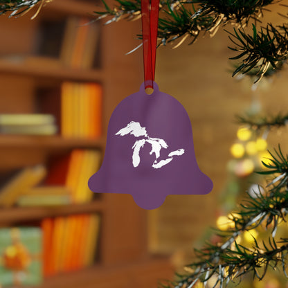 Great Lakes Christmas Ornament | Metal - Plum