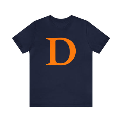 Detroit 'Old French D' T-Shirt (Orange) | Unisex Standard