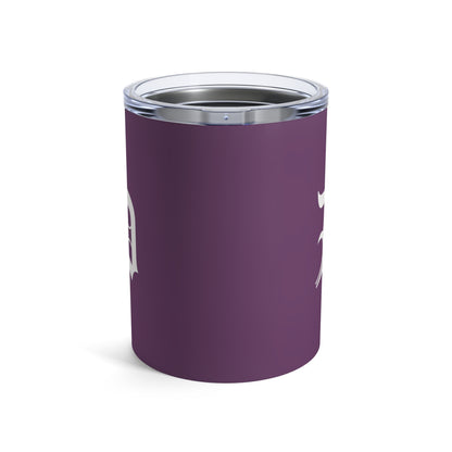 Detroit 'Old English D' Tumbler | Plum- 10oz