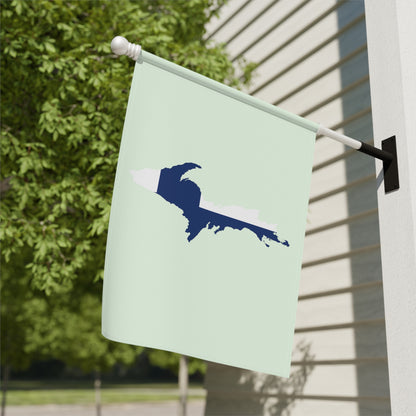 Michigan Upper Peninsula Home & Garden Flag (w/ UP Finland Flag) | Dew Green