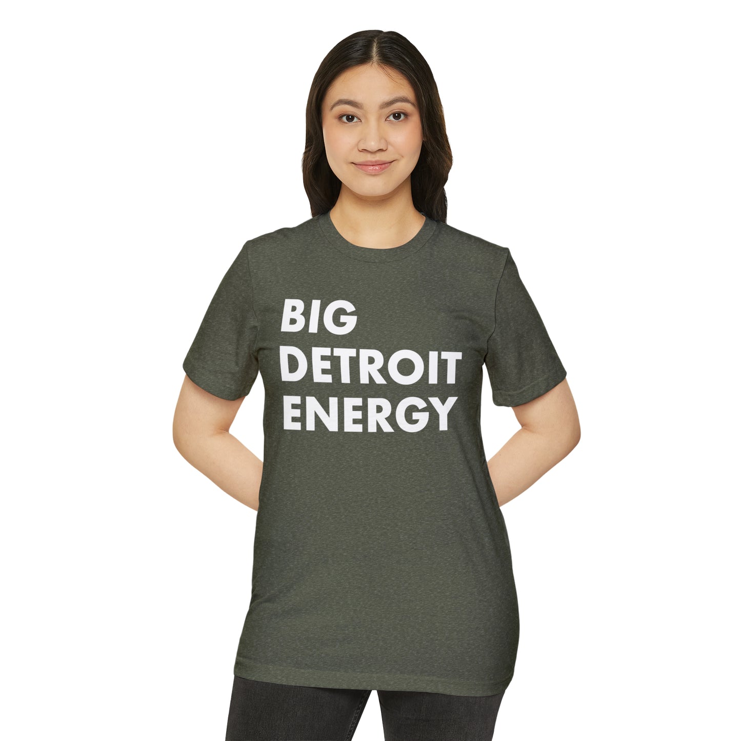 'Big Detroit Energy' T-Shirt | Unisex Recycled Organic