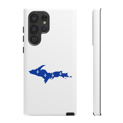 Michigan Upper Peninsula Tough Phone Case (w/ UP Quebec Flag Outline) | Samsung & Pixel Android