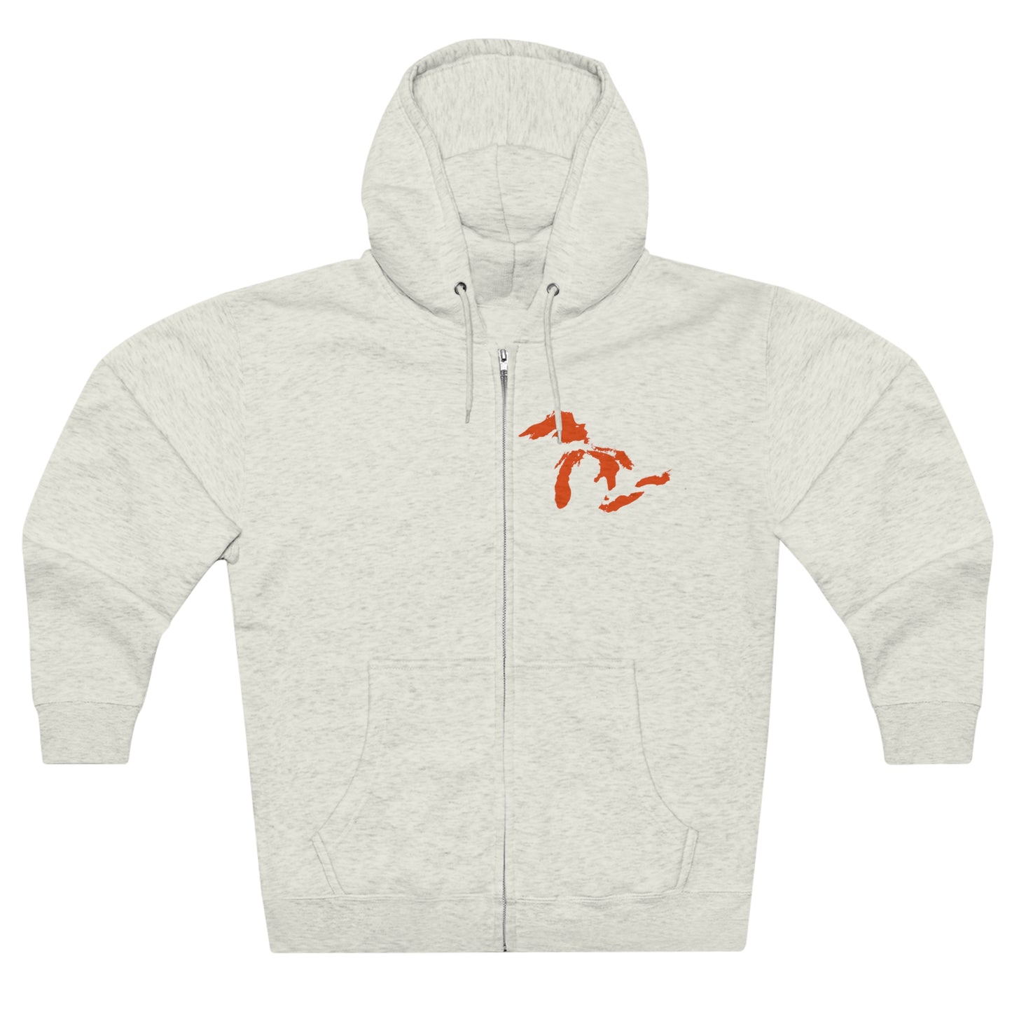 Great Lakes Hoodie (Maple Leaf Orange, Mini) | Unisex Full Zip