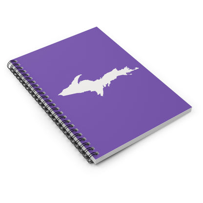 Michigan Upper Peninsula Spiral Notebook (w/ UP Outline) | Lake Iris