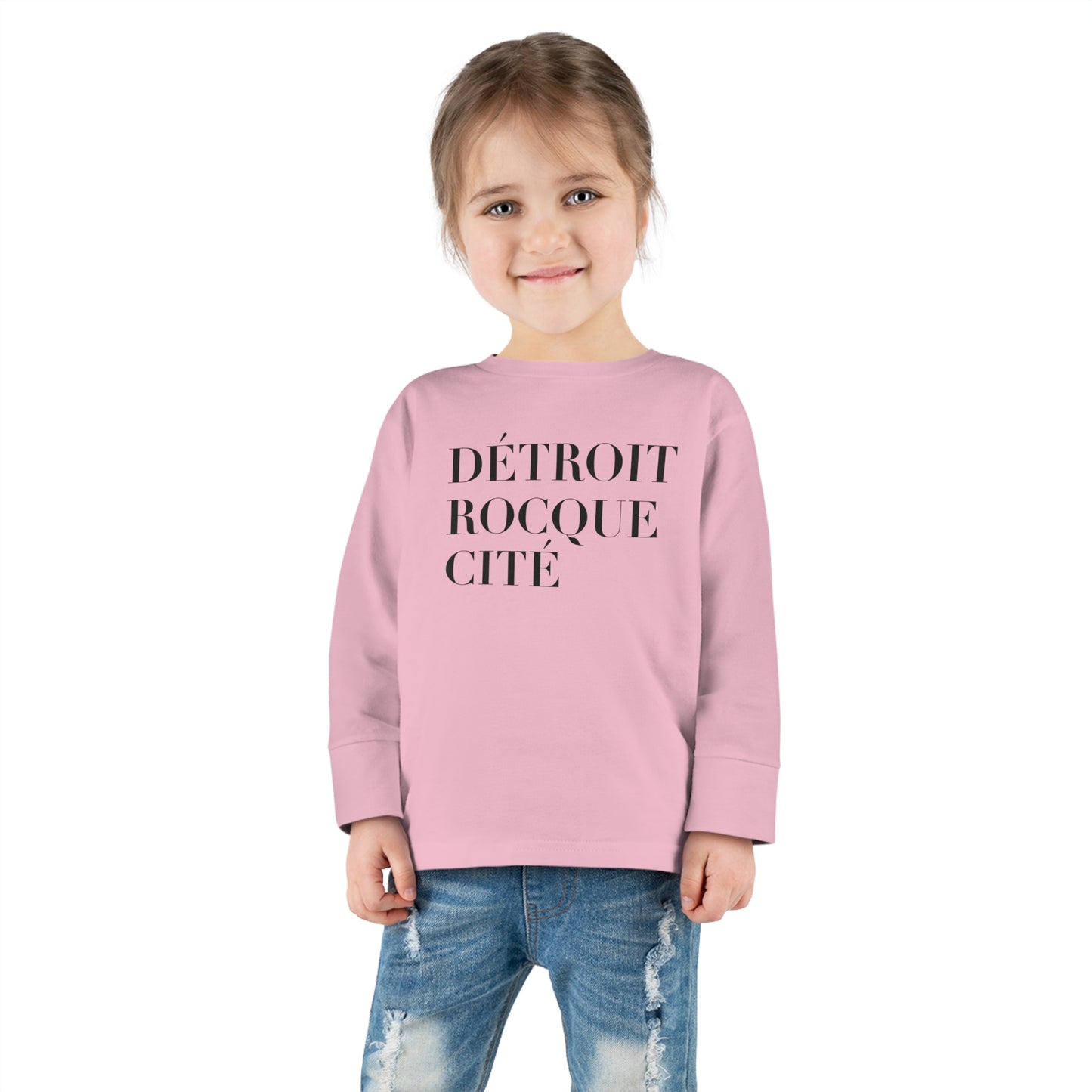 'Détroit Rocque Cité' T-Shirt | Toddler Long Sleeve