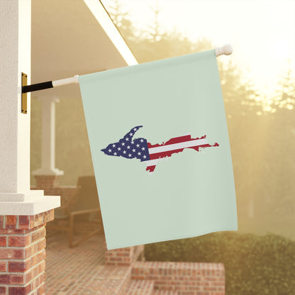 Michigan Upper Peninsula Home & Garden Flag (w/ UP USA Flag) | Dew Green