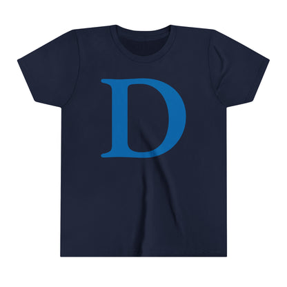 Detroit 'Old French D' T-Shirt (Azure) | Youth Short Sleeve